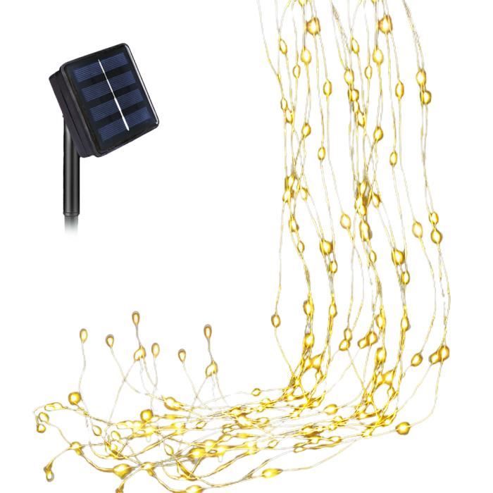 Guirlande Lumineuse LED 20m 200 Lumières - 8 Modes, IP65 étanche, Pour Noël, Jardin, Fête