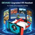 DEVASO 1110092 Compatible pour Nintendo Switch OLED 3D Ultra Clear VR Lunettes VR Casque-2