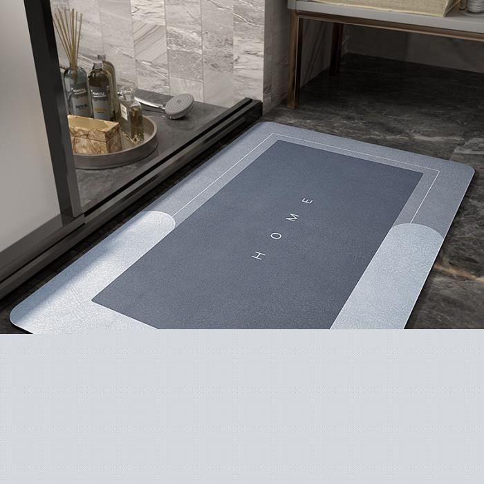 Tapis De Bain Antidérapant En Diatomite - Absorbant Rapide, Séchage Ultra Rapide, 25x80 Cm - Parfait Pour Salles De Bains, Cuisines, Portes Et Zones Humides