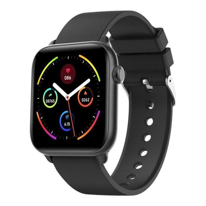 Montre Connectee Femmes KW37Pro Noir Ecran Tactile Smart Watch Surveillance Temperature Sante IP68 Impermeable Cadeau Cdiscount Telephonie