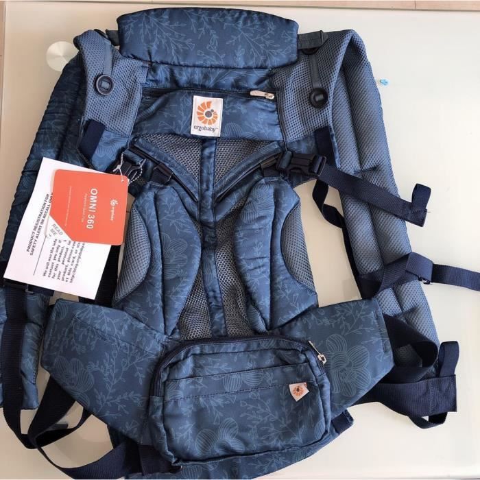 Ergobaby Porte b b Omni 360 cool Air Mesh bleu Cdiscount
