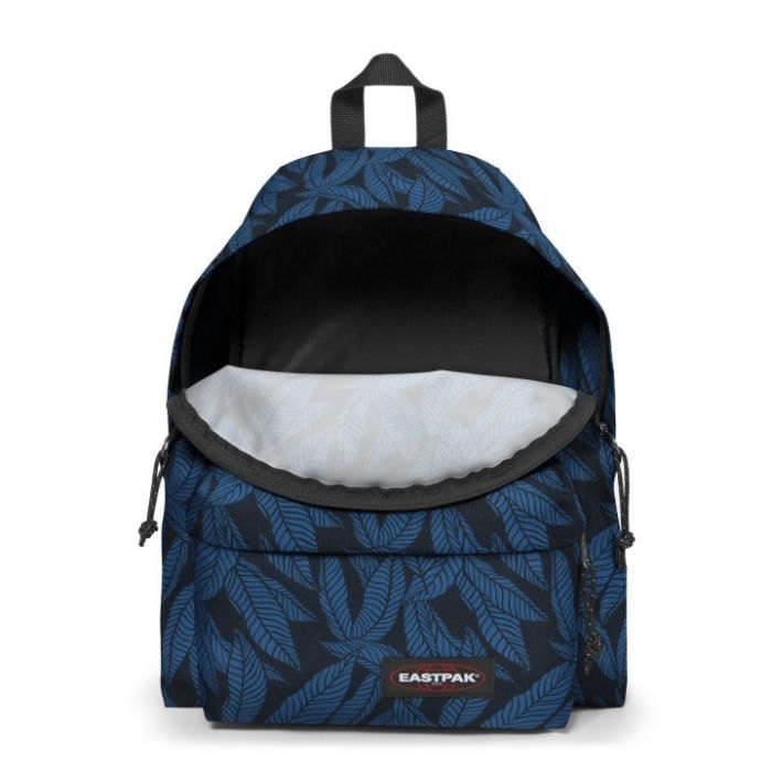 Sac dos Eastpak Padded Pak r Leaves Blue Cdiscount Bagagerie