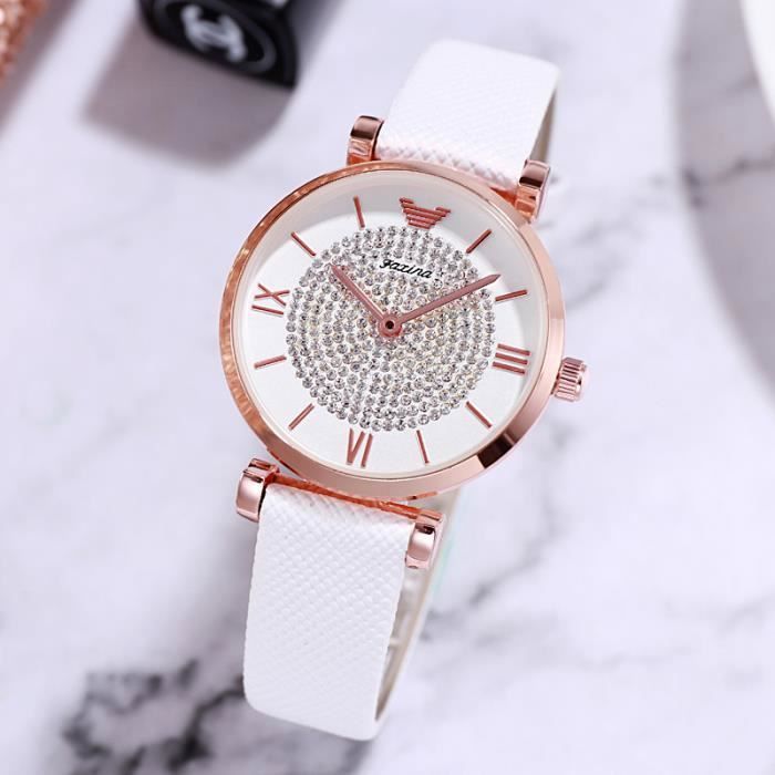 Ensemble Montre Quartz Femme + 4 Bracelets Tortue Ciel étoilé - Style Cœur, Mode