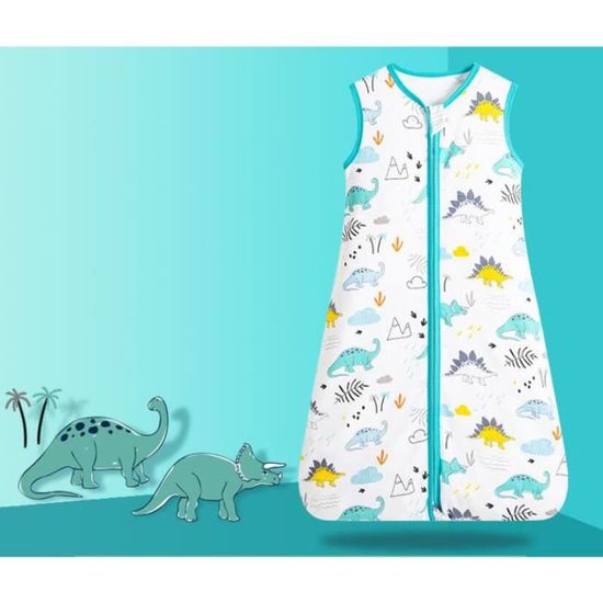 Gigoteuse D'Été Bébé 0.5 TOG - 100% Coton, Sans Manches, Taille L (6-12 Mois), Forme Poire