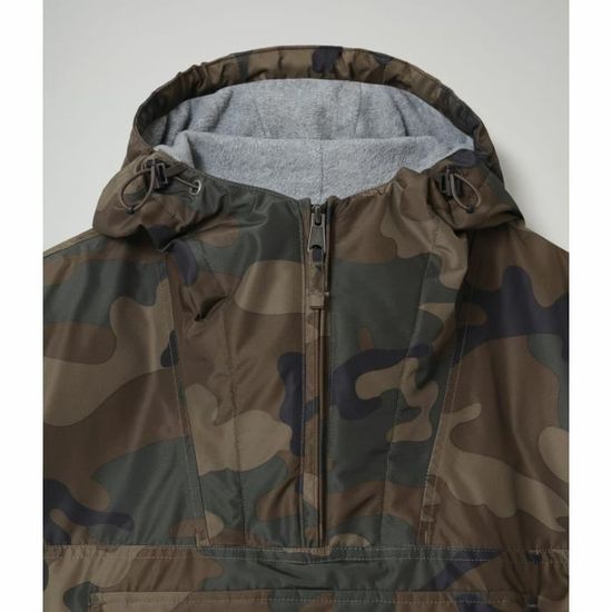 Veste Napapijri Homme Petite Marine - Forêt Tropicale, Coutures Collées, Doublure Polaire - Taille S, Occasion Parfait état