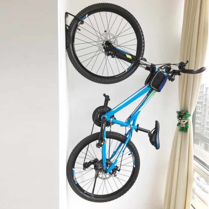 TORACK Support de rangement mural pour 6 vélos pour garage, 121,9 cm, en  acier robuste, support mural, crochets pour rangement de vélo, support