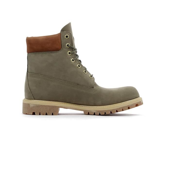 Chaussures Montantes Icon 6 Kaki Mixte Timberland Cuir