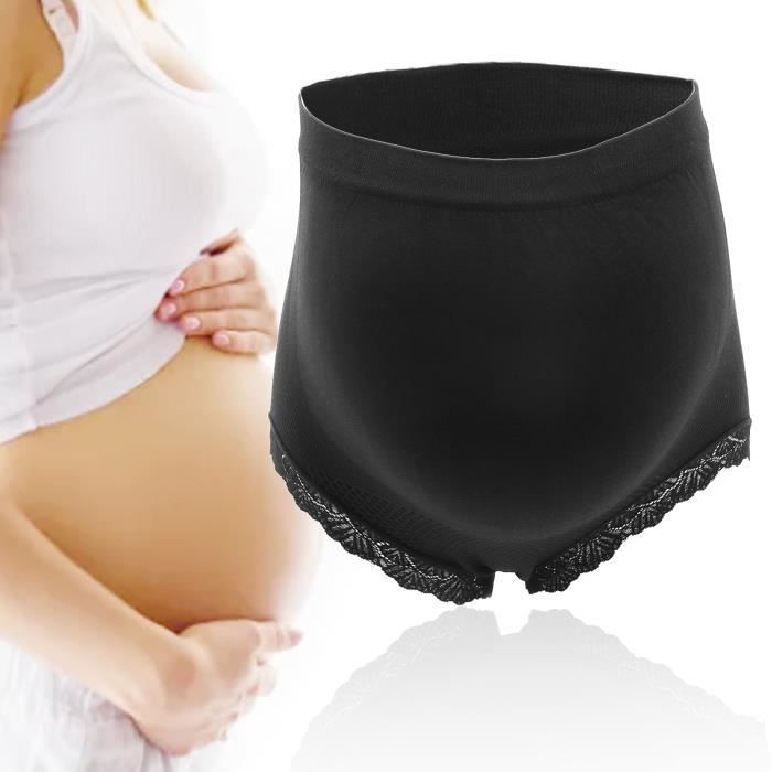 Culottes de maternite Culotte de maternite taille haute en dentelle puericulture grossesse Noir 11K M pour 150 155 cm Mxzzand Cdiscount Puericulture Eveil bebe