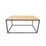 Table Basse Bois Et Metal Autres Beige Noir Achat Vente Table