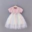Robe De Princesse En Tulle Arc En Ciel A Manches Courtes Pour Bebe Fille Multicolore Jiaodezmc Achat Vente Robe Cdiscount