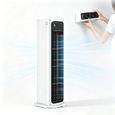 Climatiseur portable - Climatiseur mural sans pales - Refroidissement/4 Modes - 3600mAh - Mini Rafraîchisseur d'air- Bureau/Chambre