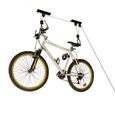 Support vélo plafond - 20 kg - Élévateur à poulie - Rangement vélo-0