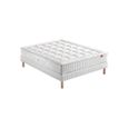 Ensemble Epeda Podium 2 + Sommier Confort Medium + Pieds King Size 200x200 Ressorts-0