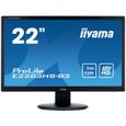 Ecran PC - IIYAMA ProLite E2283HS-B3 - 22" FHD - Dalle TN - 1ms - VGA/DisplayPort/HDMI-0
