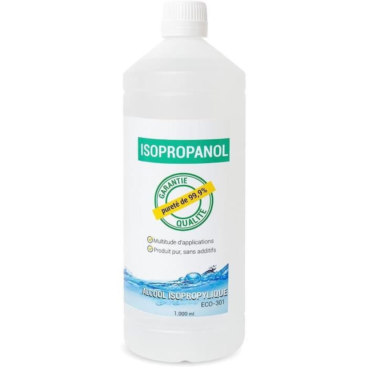 Alcool Isopropylique IPA 99,8% - 1 Litre - Neuf