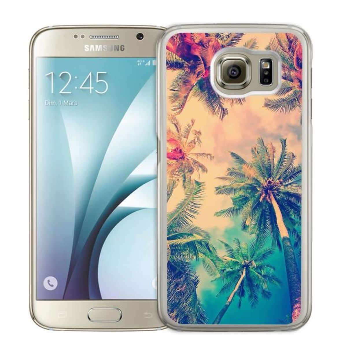 Coque Samsung Galaxy S7 : Palmiers