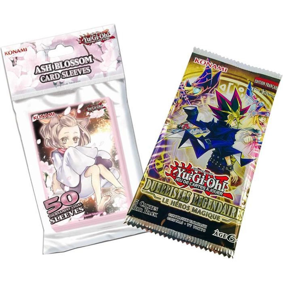 Sachet de ProtègeCartes Yugioh Ash Blossom Licence Officielle + 1