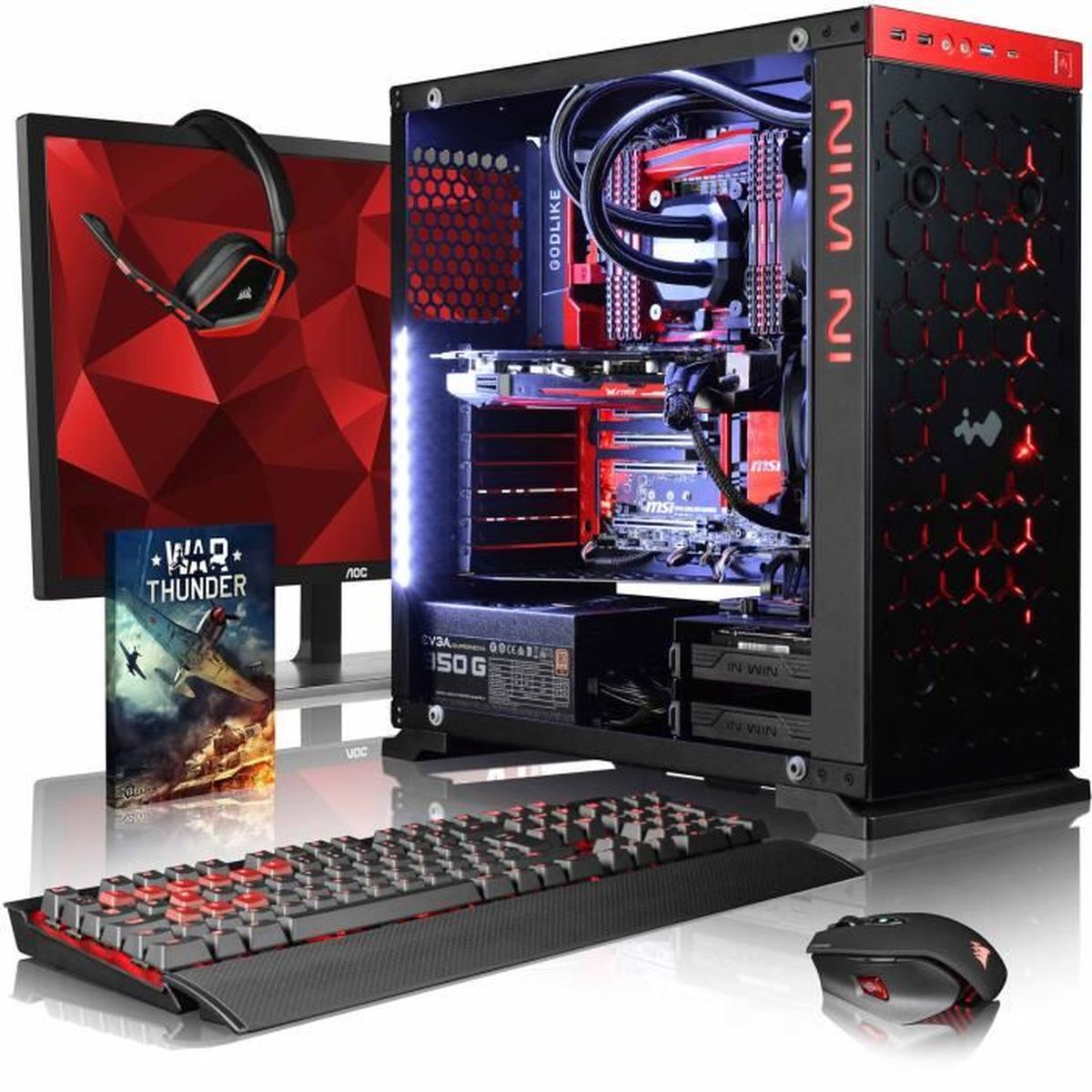 Pc Gamer Gtx 1080 Pas Cher VIBOX Species-X GL780-299 PC Gamer Ordinateur avec Jeu Bundle, 28" 4K