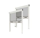 AVOSDIM Store Moustiquaire Recoupable Alu - L 150 x H 160 cm - Blanc - Lot 2
