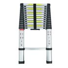 LESHP Échelle Télescopique 3.8M Polyvalente en Aluminium Certifiée EN131 150 Kg - Finether