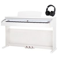 Classic Cantabile DP-50 WM piano numérique blanc mat set casque