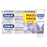 Dentifrice 3d white luxe perfection 2 x 75 ml