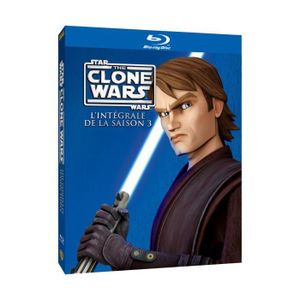 DVD DESSIN ANIMÉ Star Wars : The Clone Wars - Saison 3 - Coffret Bl