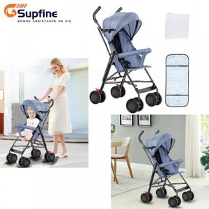 Poussette canne avec capote extensible 2025