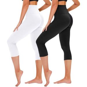 Pantacourt En Lin Pour Femme - Marque HIGH USE - Taille 34 Gris Foncé - Neuf Avec étiquettes