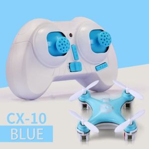 DRONE bleu-CX 10 Mini 2.4g 4CH RC Télécommande Quadcopte