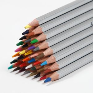 CRAYON DE COULEUR 72-48-36 - Ensemble de crayons multicolores avec une boîte d'emballage en fer Boîte de 36 couleurs Crayons de couleur