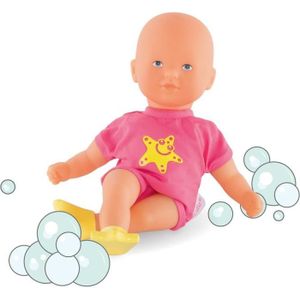 POUPON COROLLE - Mini Bain Rose - Poupon de 20 cm pour bain et piscine