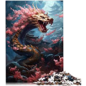 PUZZLE Puzzles Japonais Dragon Cerise Pour Adultespuzzles