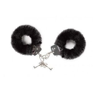 Menottes fausse fourrure accessoire coquin coloris au choix
