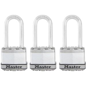 Master Lock M15BEURDLF Cadenas ext/érieur /à cl/é avec Protection ext/érieure Haute s/écurit/é 64 mm