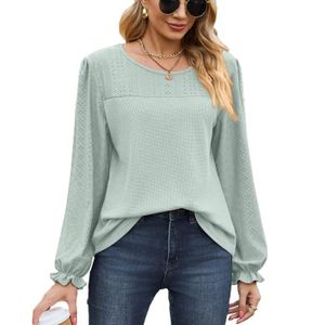 PULL Pull Femme Col Rond Manches Longues Casual Pullove