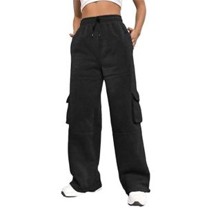 SALOPETTE Chaud Fourré Pantalon Large Jogging Femme Cordon T