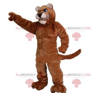 DÉGUISEMENT - PANOPLIE Mascotte de tigre musclé, costume de félin sportif