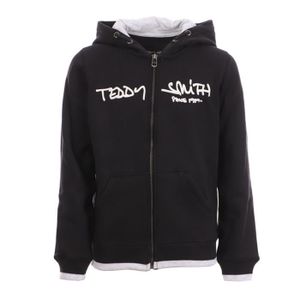 SWEATSHIRT Sweat Noir/Marine Garçon Teddy Smith Giclass Hoody