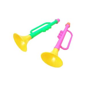 POPETPOP 30Pcs Enfants en Plastique Trompette Jouets Mini Jouets de Trompette Jouets Plastique Jouets de Musique Instruments Musicaux Jouets Éducatifs pour Enfants Couleur Aléatoire 