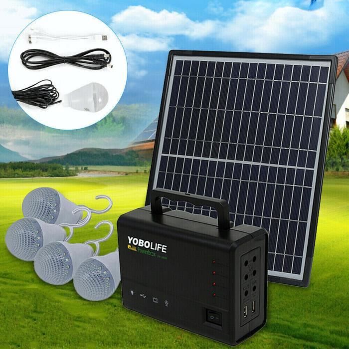 SWAREY Générateur Solaire Portable 1000W(1500W Pic) avec 2PCS Panneau  Solaire Pliable 100w Generateur Electrogène 220V - Cdiscount Bricolage