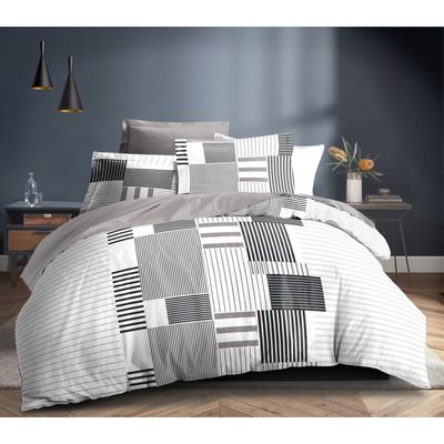 Kleine Wolke 6162271954 beddengoed Cambridge, 155 x 220 cm, taupe