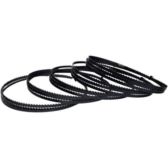 WOLFCUT Lot De 5 Lames De Scie à Ruban 1660 X 16 X 0,51 Mm/4 TPI