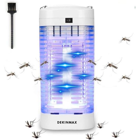 Lampe Anti-Moustiques 4 Pack - Tueur D'Insectes Électrique UV, Silencieux, Pour Intérieur - Surface Jusqu'à 20 M² - 10