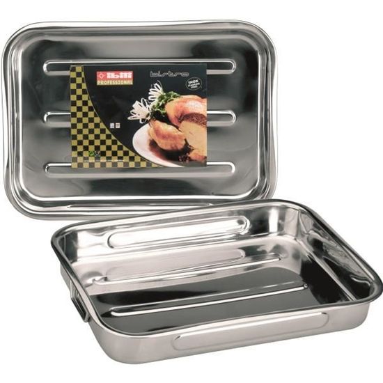 Ibili 909818 Plat à Œuf En Acier Blanc - Parfait Pour Cuire Et Servir Vos Œufs Avec Style, 18 X 25 X 5 Cm
