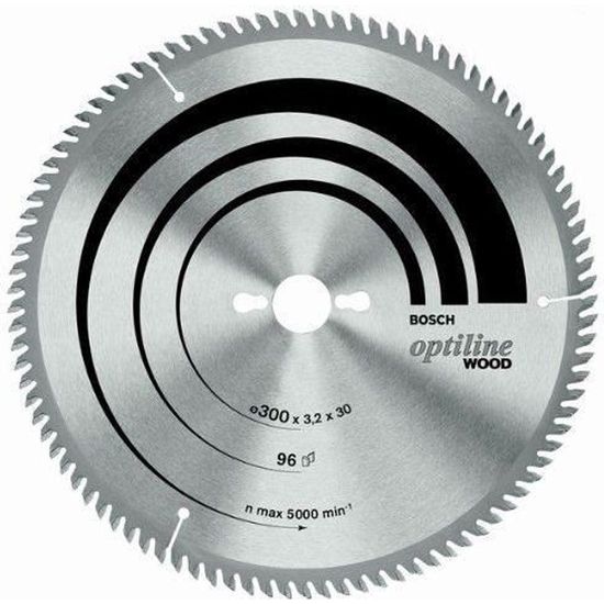 Bosch 2608640673 Lame de scie circulaire Optiline Wood 315 x 30 x 3,2 mm, 48, 1 pièce