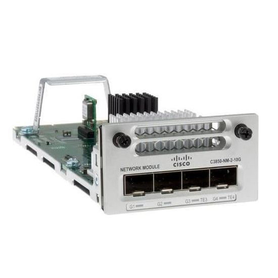 Module Réseau Cisco C3850-NM-4-10G – 4 Ports 10G SFP+ Pour Switch Cisco 3850 (occasion)
