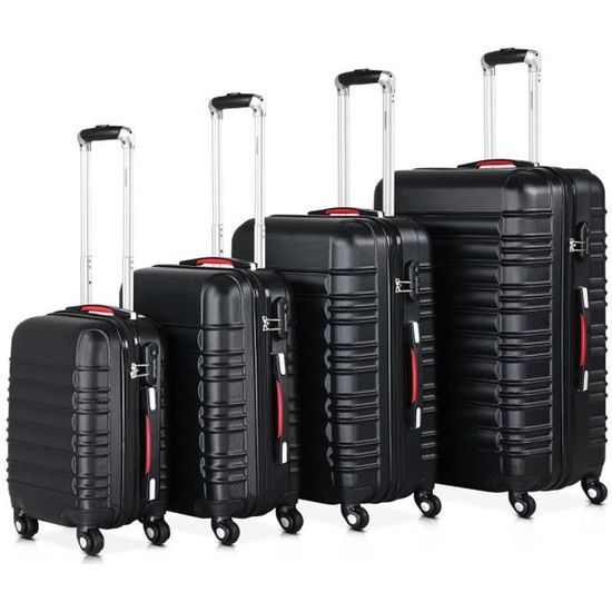 Une paire A88 bagages noirs roue multi-trous valise universelle de  remplacement fournitures extérieures-TIP - Cdiscount Bricolage