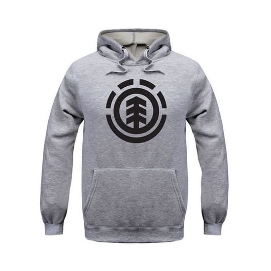 Sweat esprit campus à capuche - Marron - 9.00€ - Kiabi