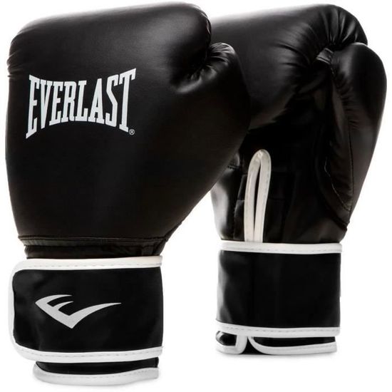 Gants de musculation en cuir mixte Everlast - Noir - Cdiscount Sport